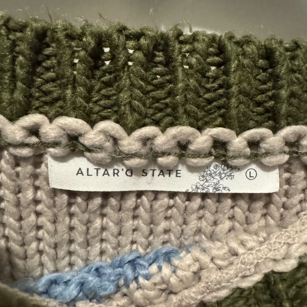 Colorblock Knit Sweater - Picture 2 of 2